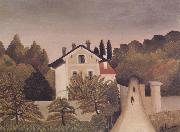 Henri Rousseau Landscape on the Banks of the Oise France oil painting reproduction